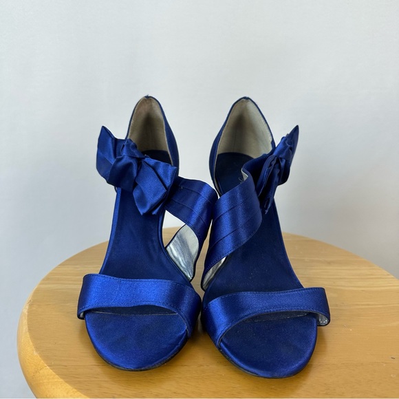 Blue Bow Bedazzled Heels - Picture 4 of 6